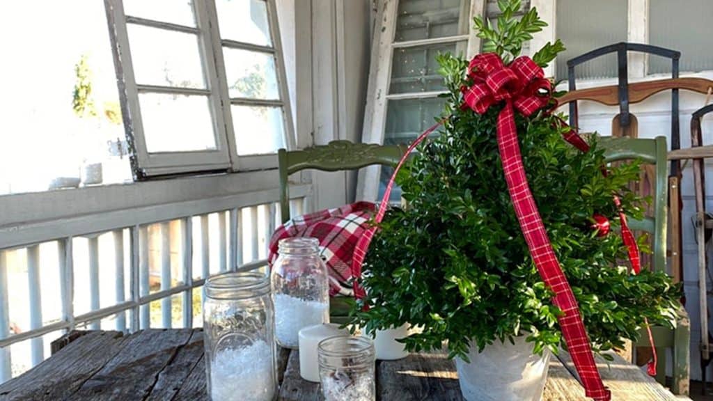 Winter Outdoor Decor ~ Use what you have! – Our Fairfield Home